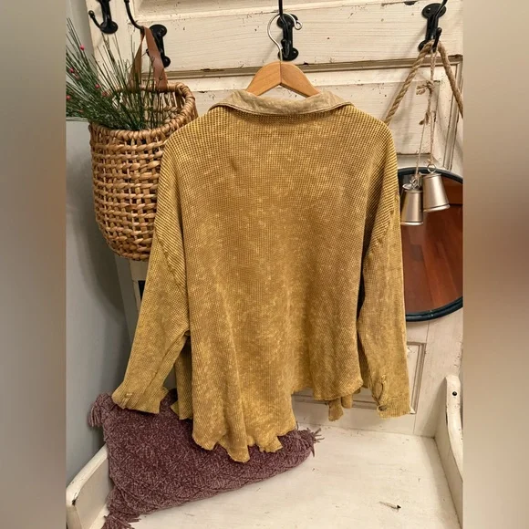 Waffle knit shacket - Picture 5 of 5